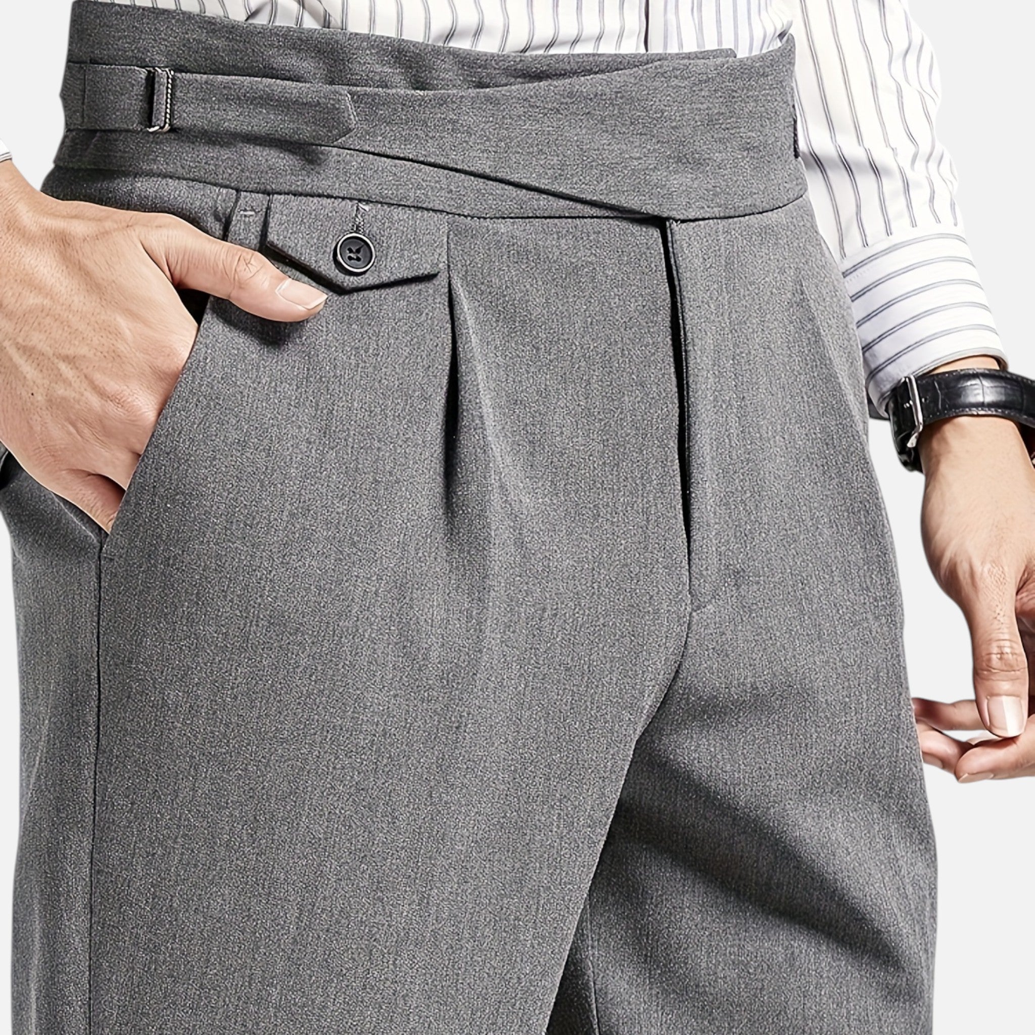 Westenbury | Men’s Cropped Suit Pants | Timeless Business Casual
