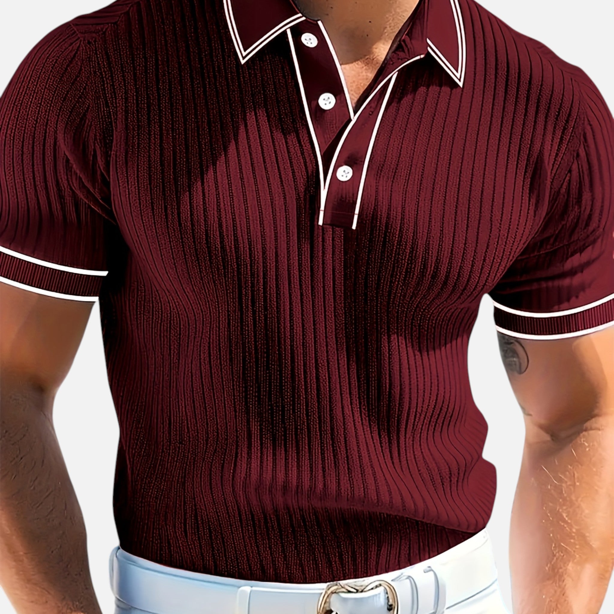 Westenbury | Men’s Color-Blocked Polo | Summer Casual Style