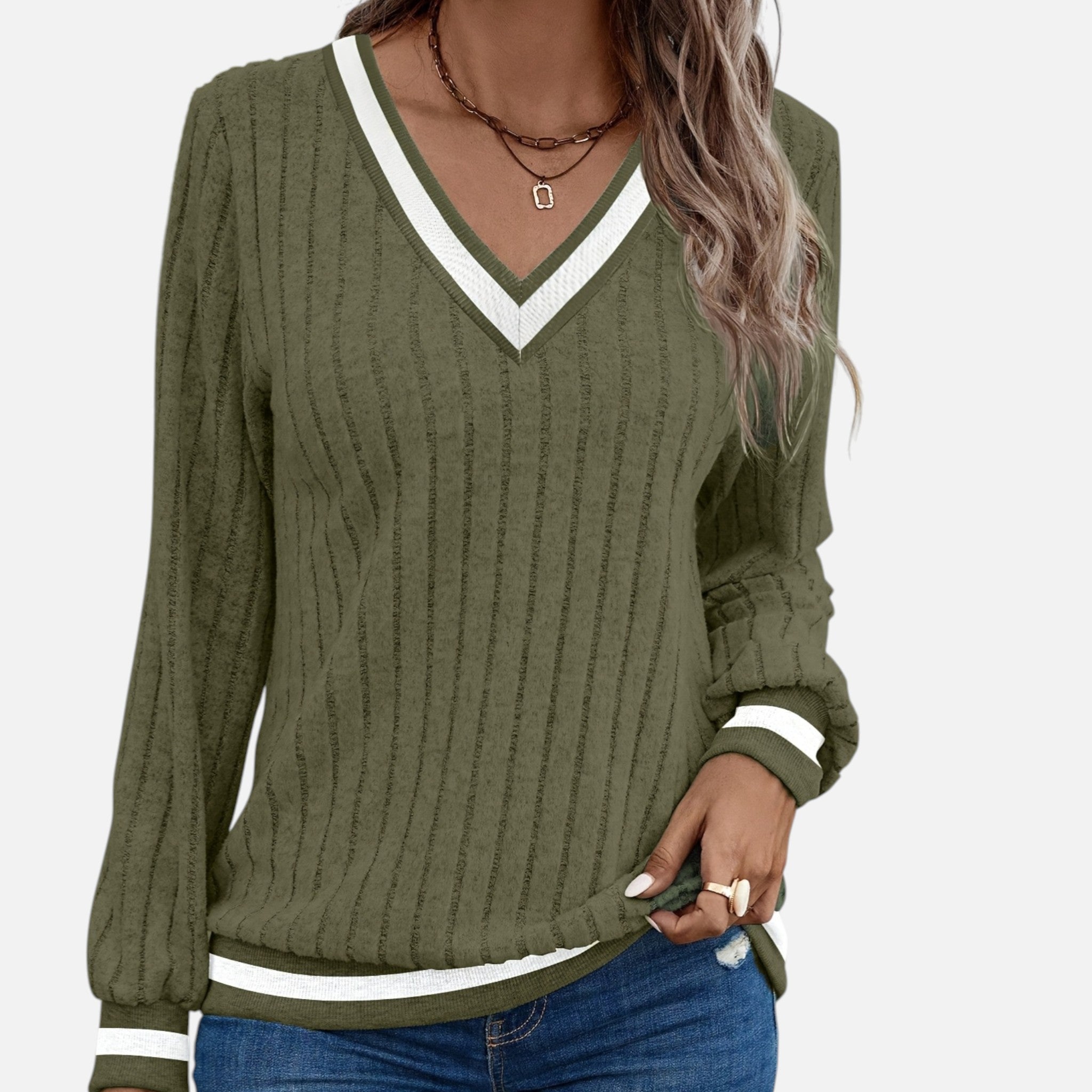 Westenbury | Women’s Ribbed Long Sleeve | Timeless Everyday Elegance