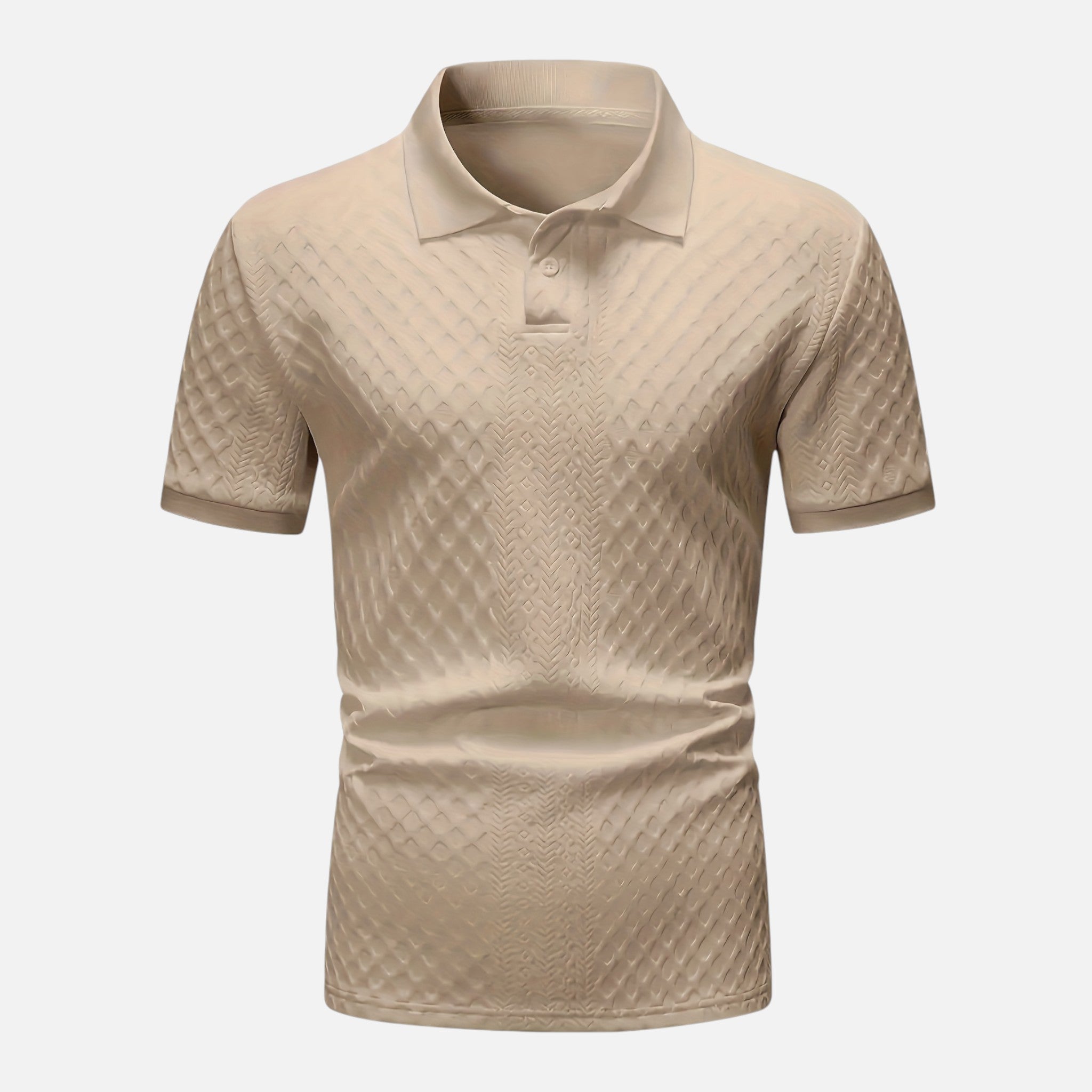 Westenbury | Westenbury | Men’s Jacquard Polo | Refined All-Season Elegance