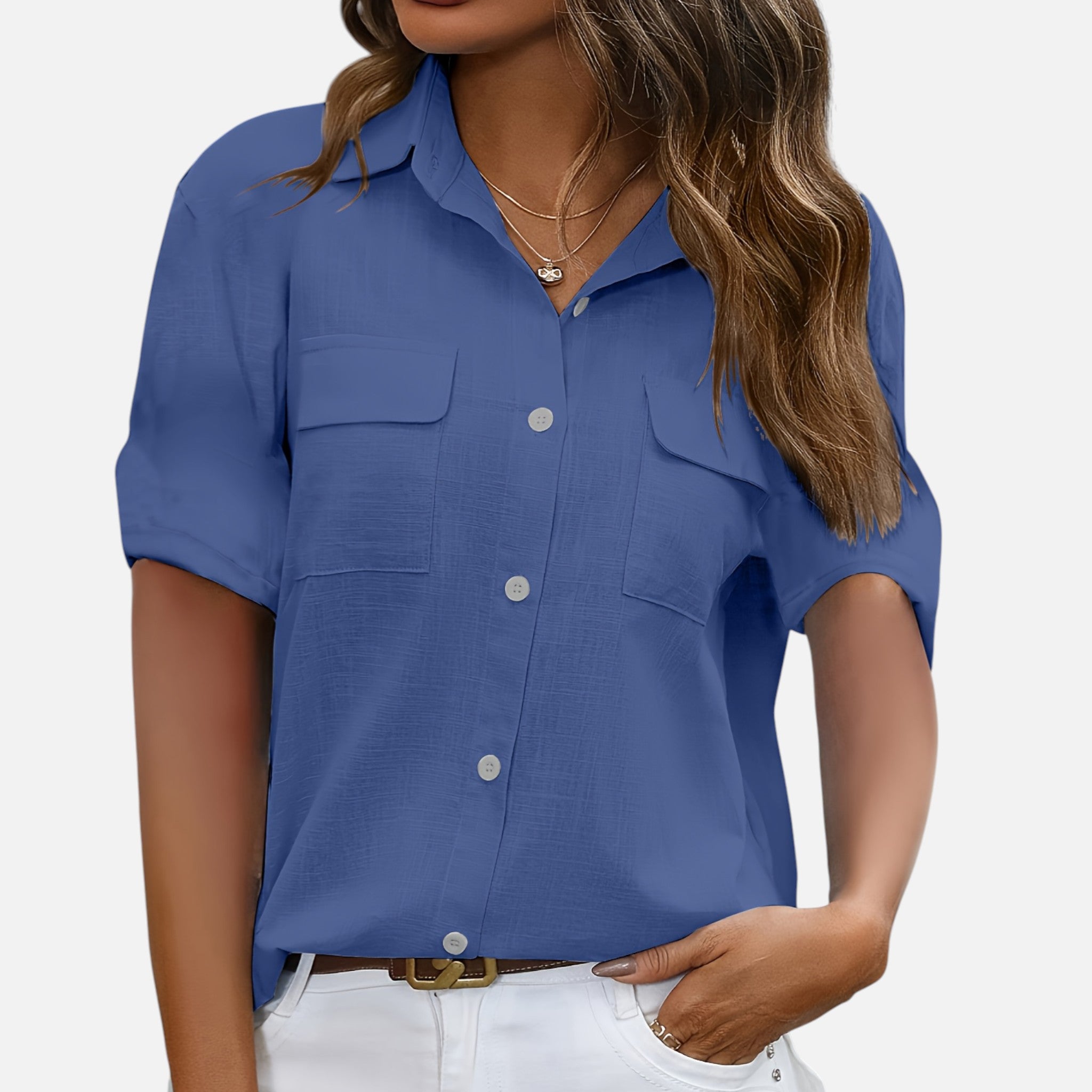 Westenbury | Women’s Short Sleeve Blouse | Timeless Elegance