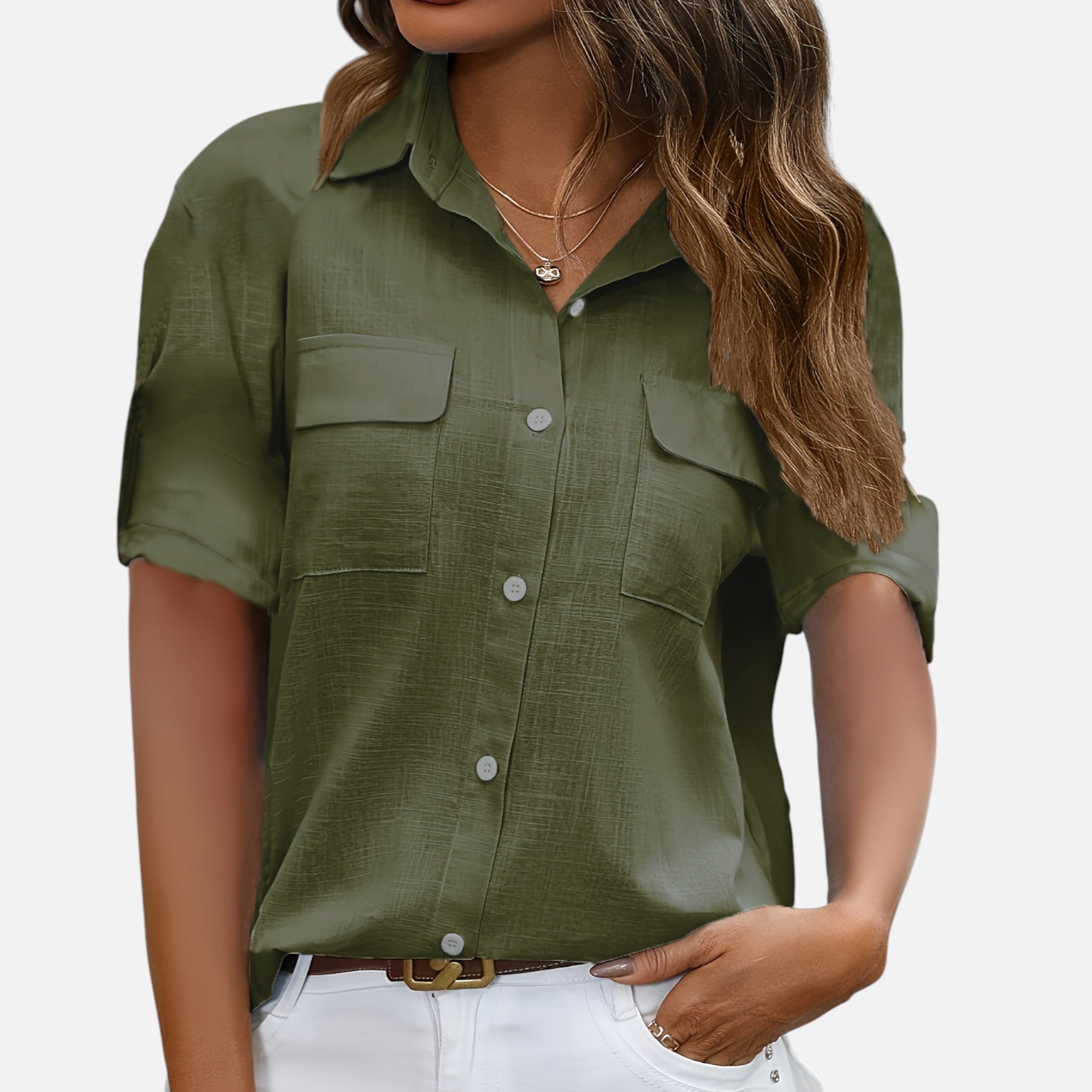 Westenbury | Women’s Short Sleeve Blouse | Timeless Elegance