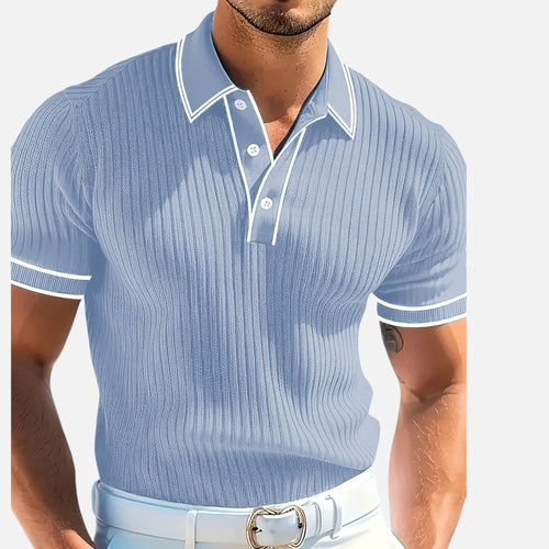 Westenbury | Men’s Contrast Polo | Effortless Casual Elegance