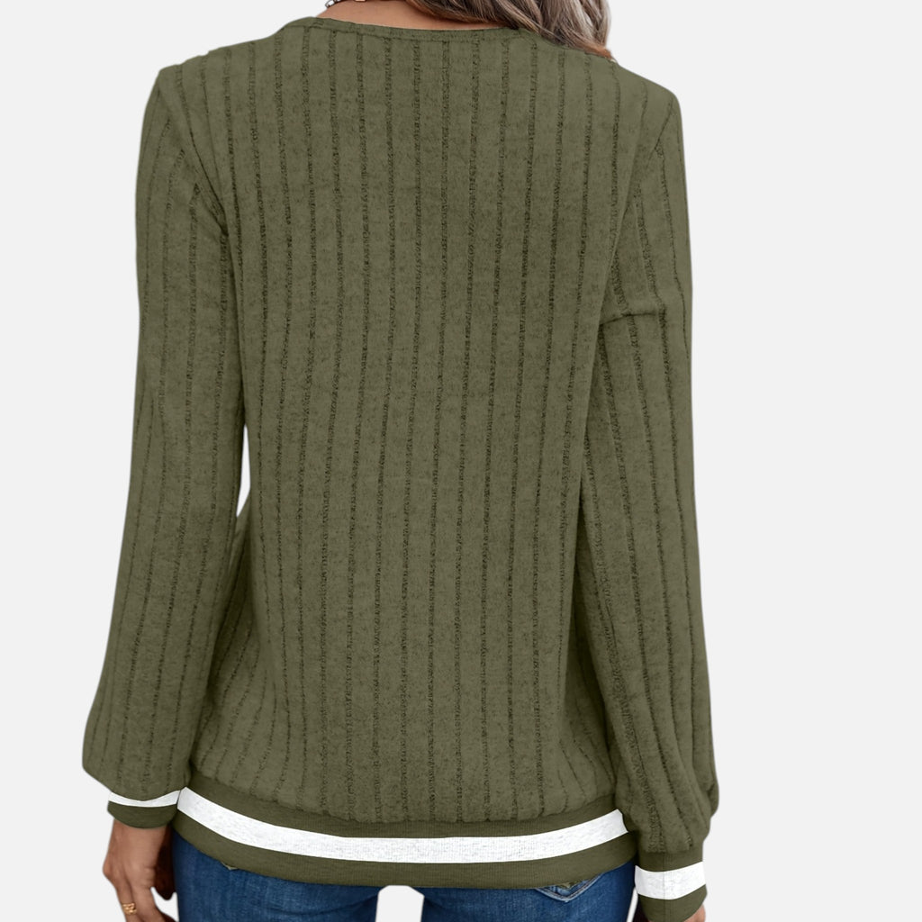 Westenbury | Women’s Ribbed Long Sleeve | Timeless Everyday Elegance
