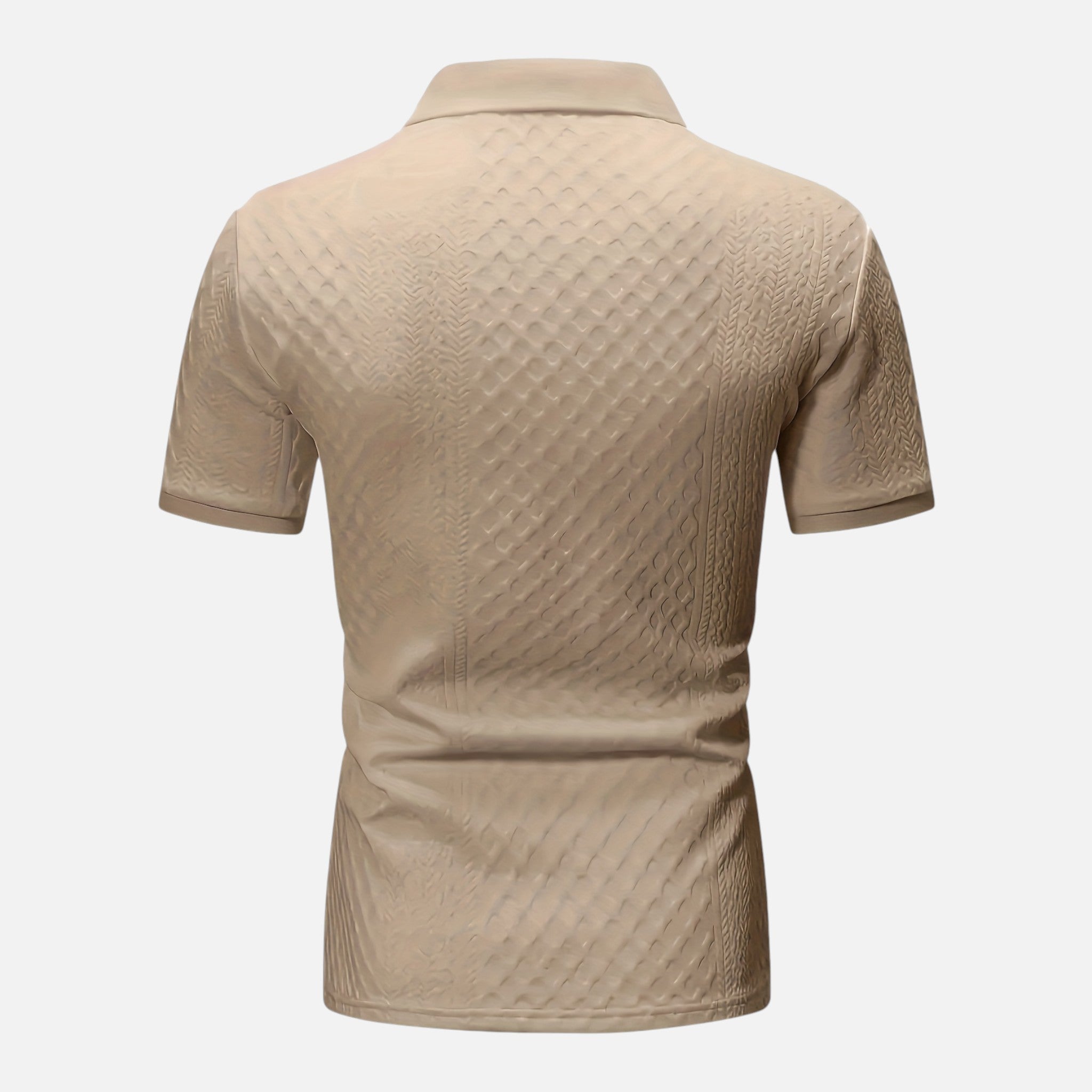 Westenbury | Westenbury | Men’s Jacquard Polo | Refined All-Season Elegance