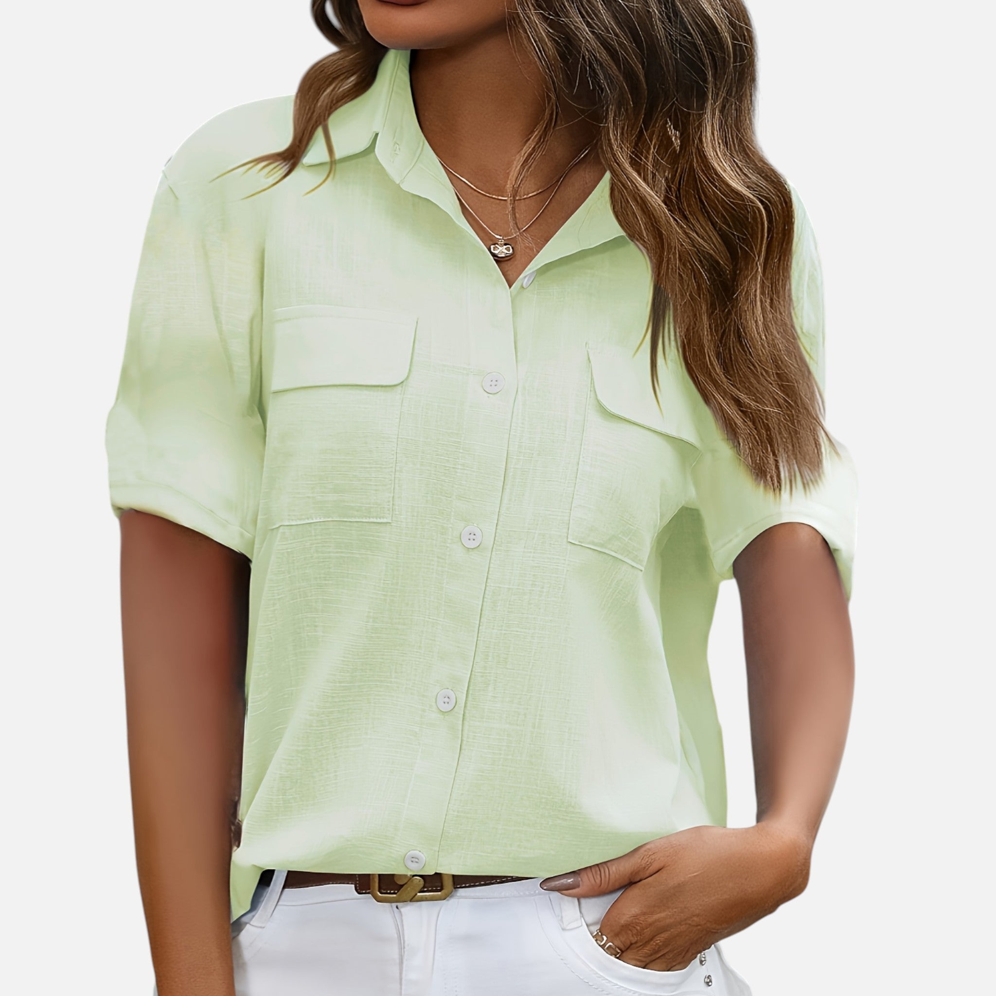 Westenbury | Women’s Short Sleeve Blouse | Timeless Elegance