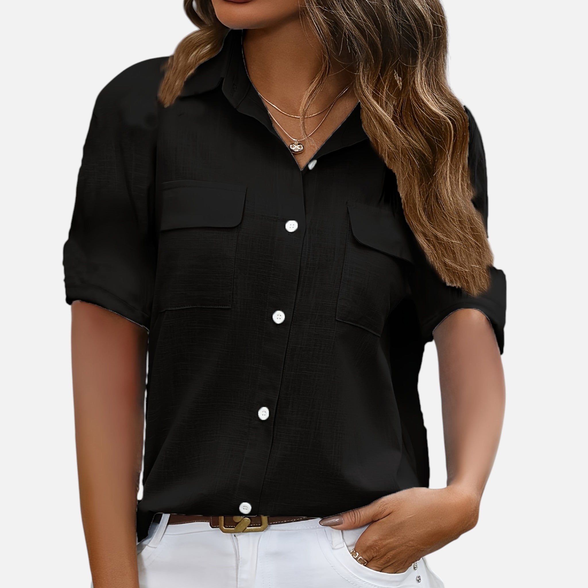 Westenbury | Women’s Short Sleeve Blouse | Timeless Elegance