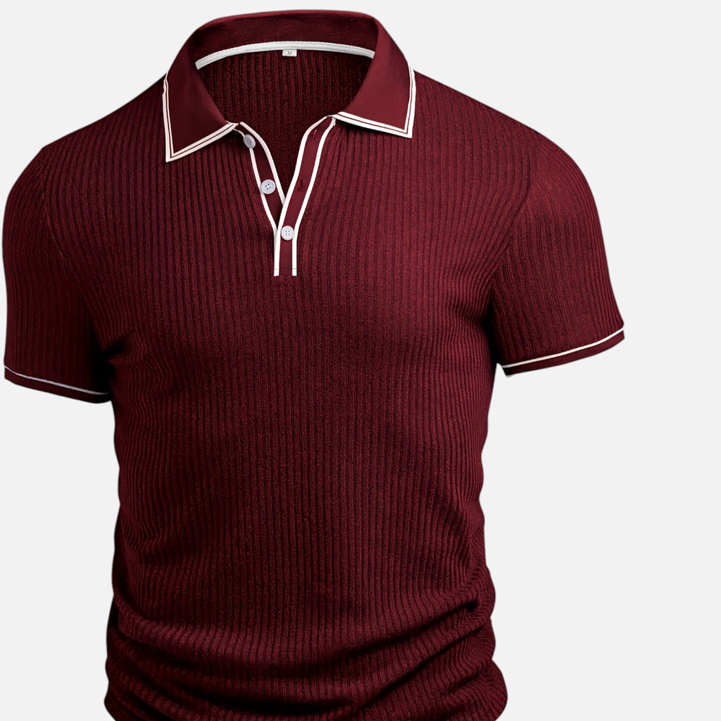 Westenbury | Men’s Contrast Polo | Effortless Casual Elegance