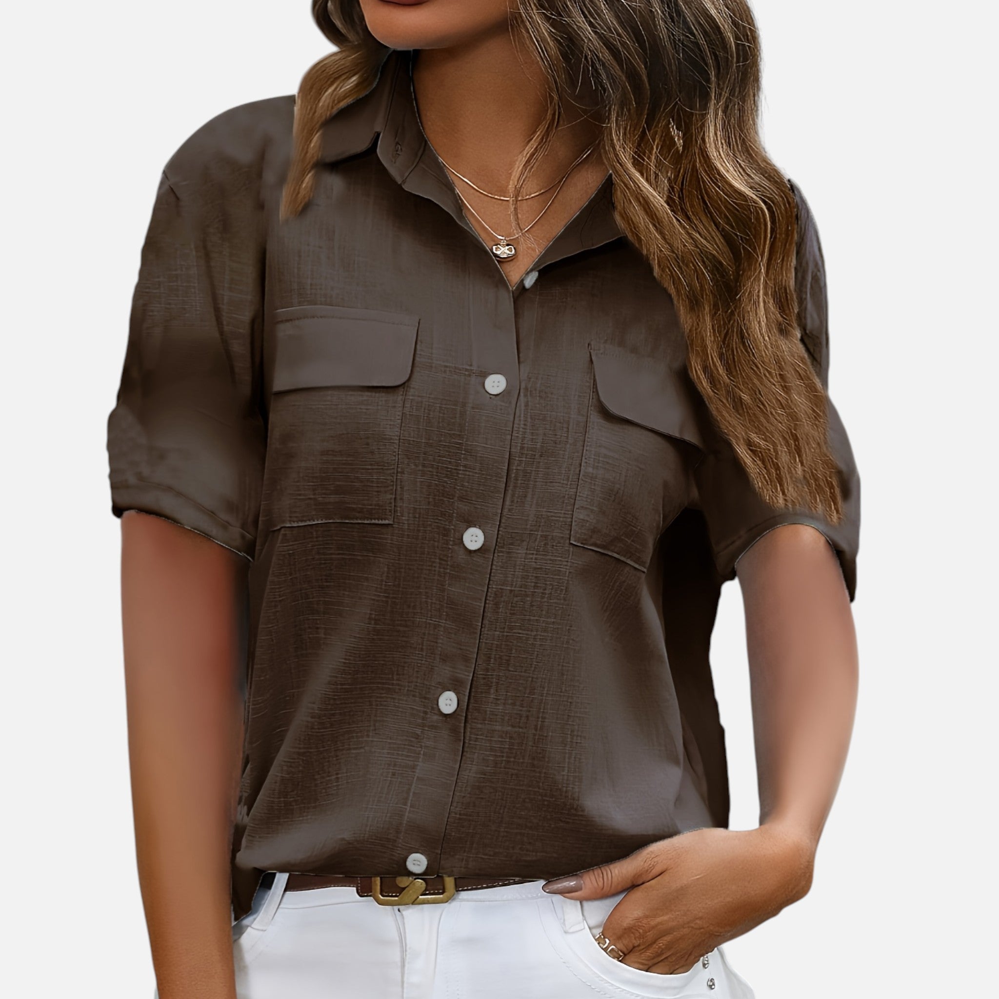 Westenbury | Women’s Short Sleeve Blouse | Timeless Elegance