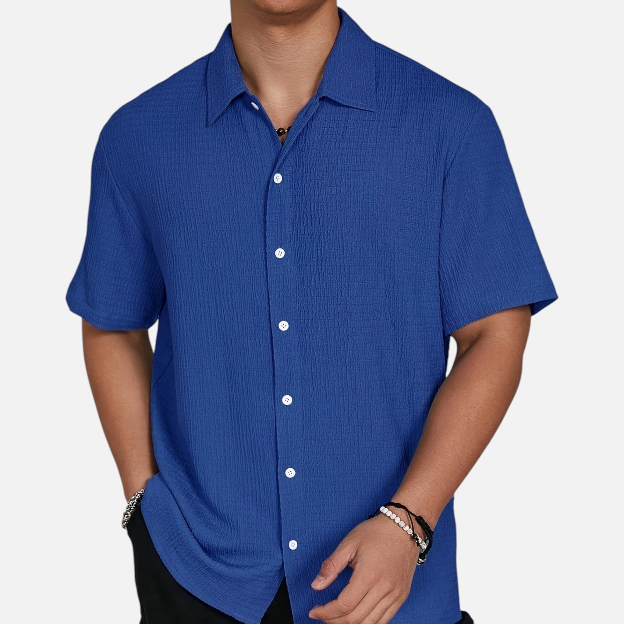 Westenbury | Men’s Casual Button-Up Shirt | Classic Black Style