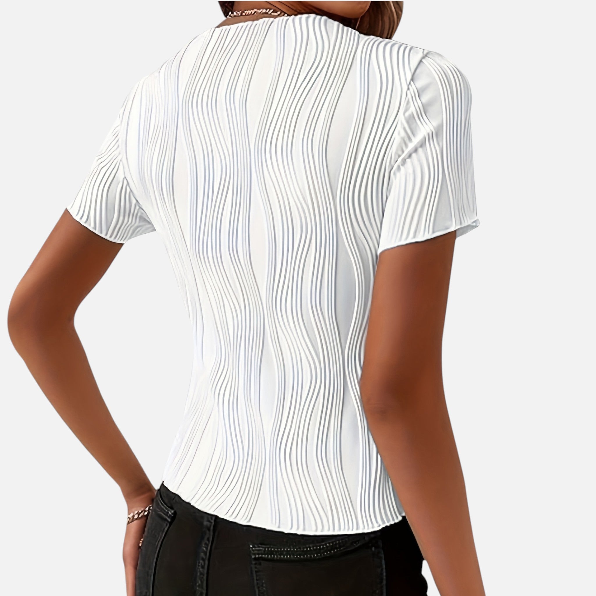 Westenbury | Women’s Solid Ribbed Top | Timeless Casual Style