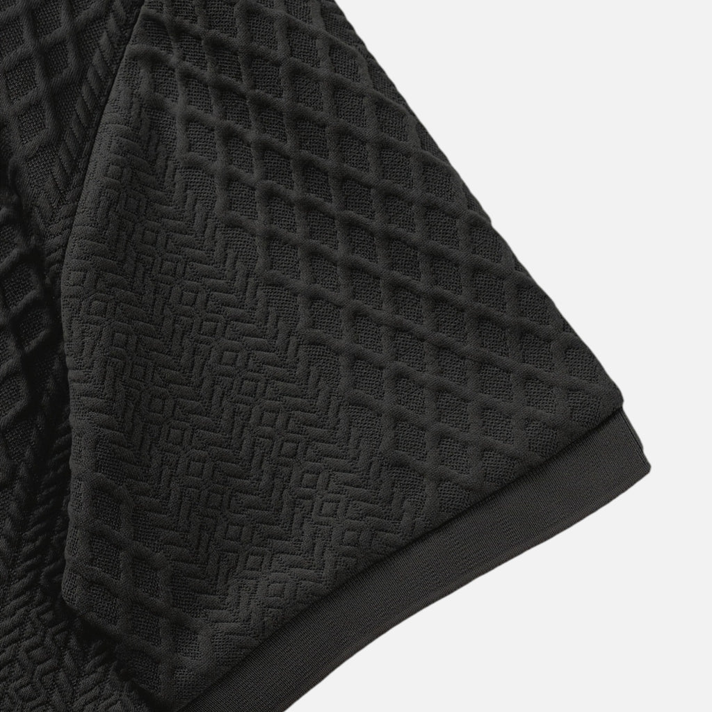 Westenbury | Westenbury | Men’s Jacquard Polo | Refined All-Season Elegance