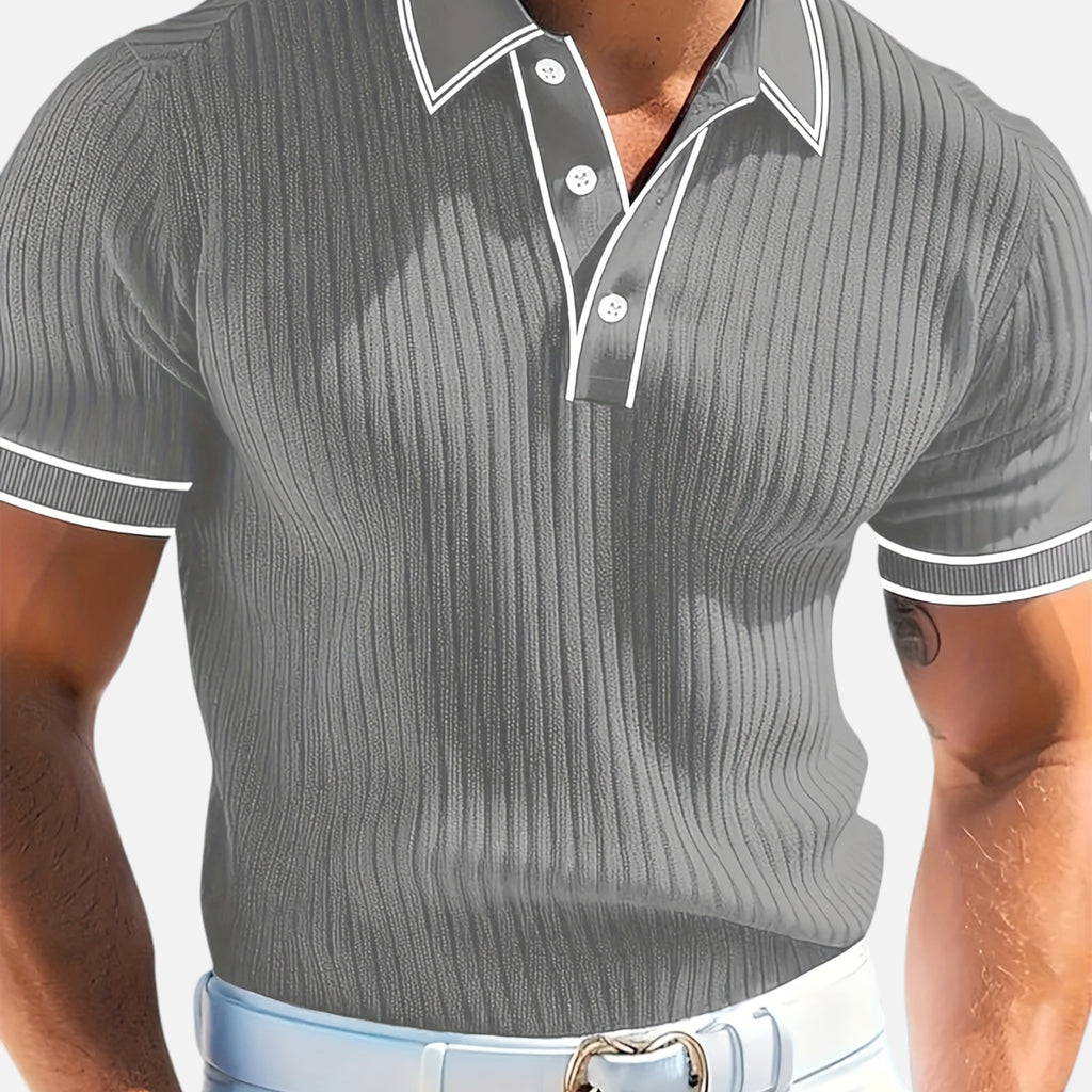 Westenbury | Men’s Color-Blocked Polo | Summer Casual Style