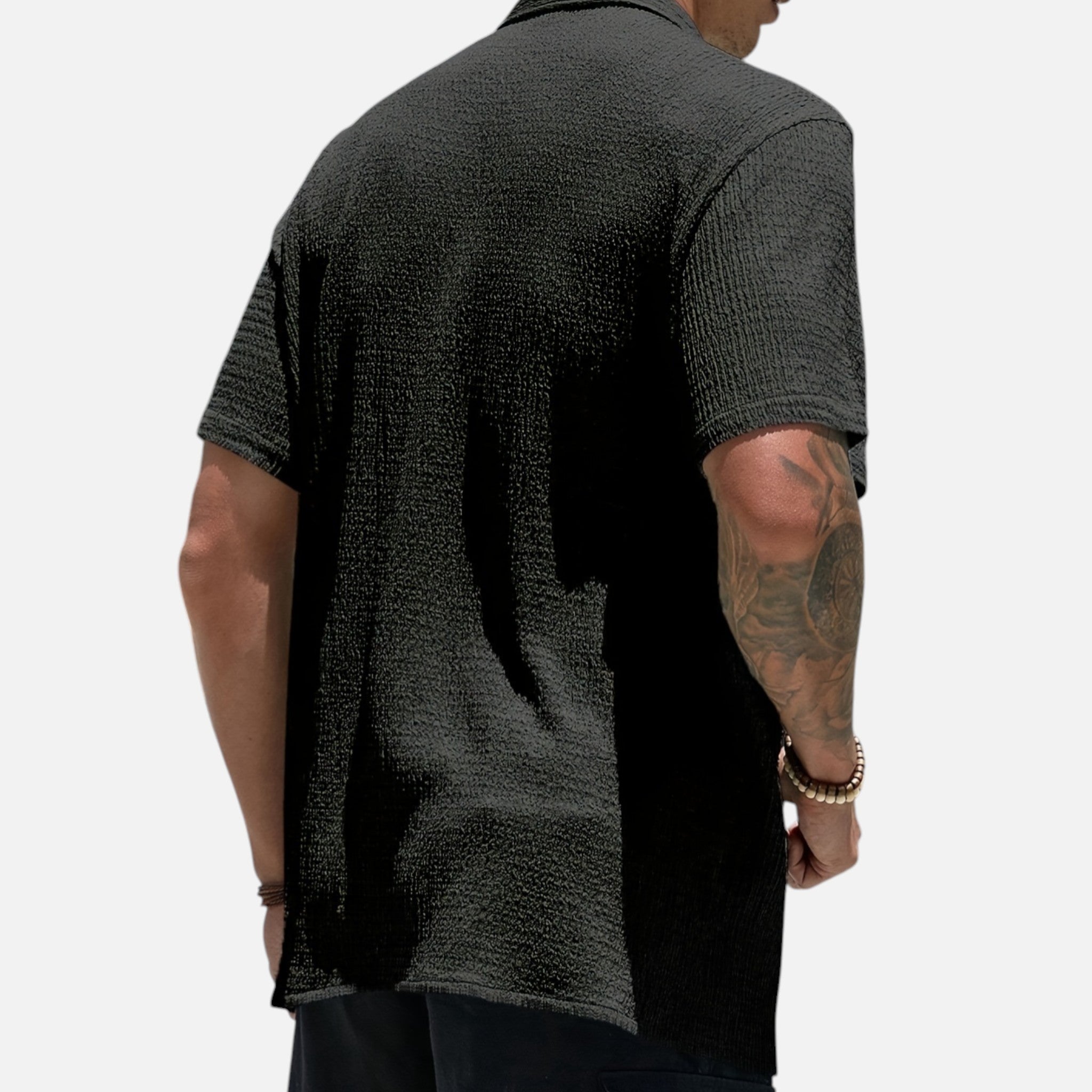 Westenbury | Men’s Casual Button-Up Shirt | Classic Black Style