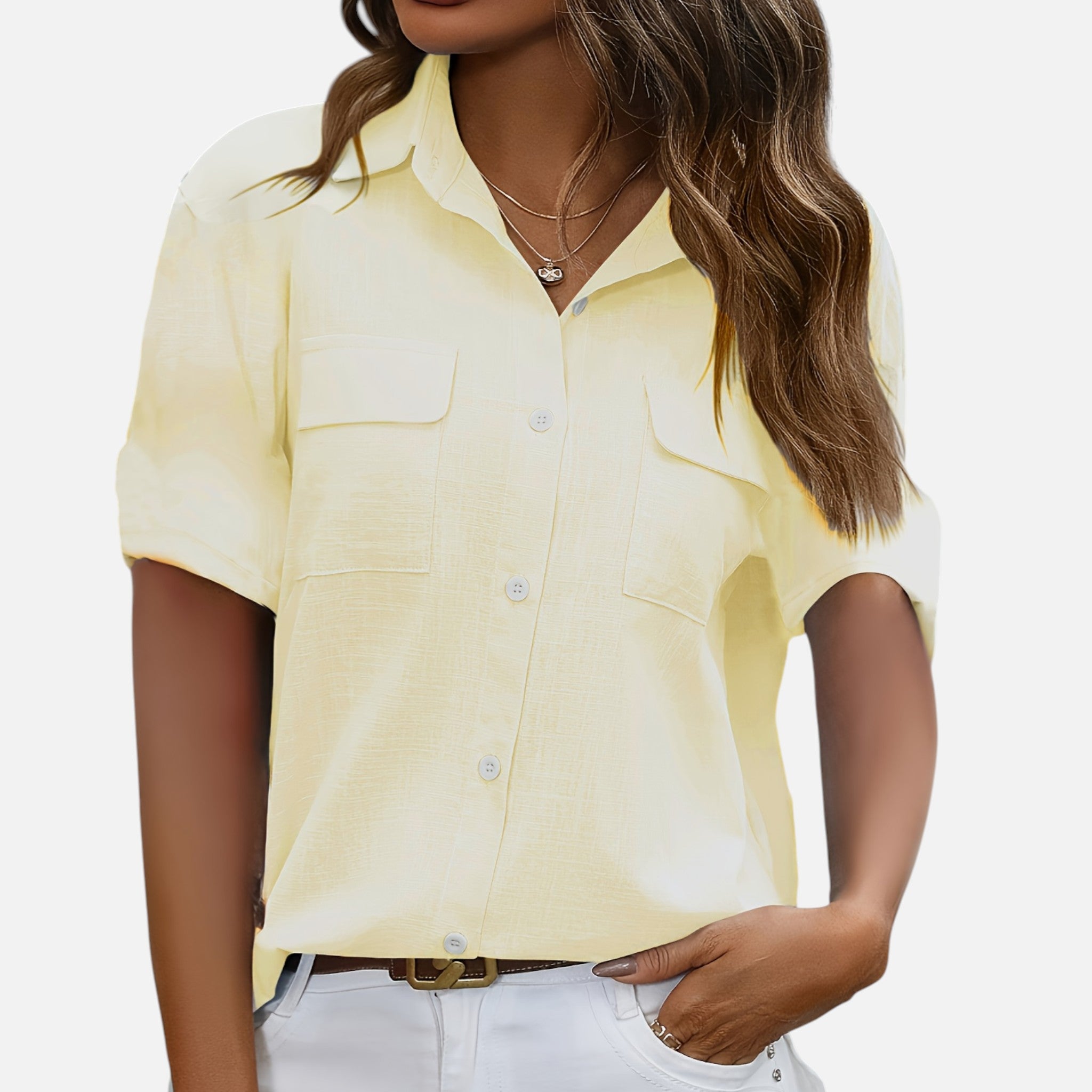 Westenbury | Women’s Short Sleeve Blouse | Timeless Elegance
