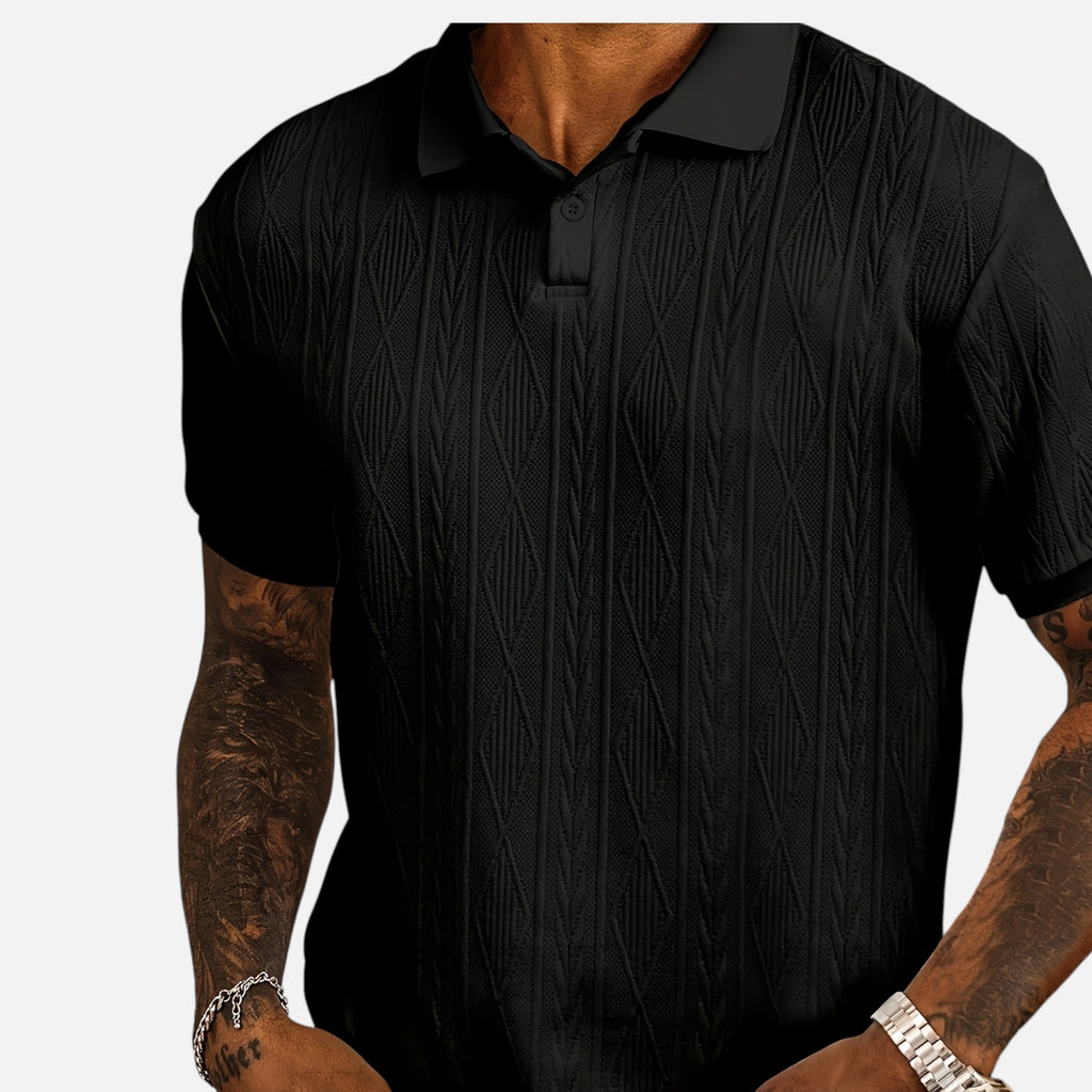 Westenbury | Men’s Jacquard Polo | Timeless Outdoor Elegance