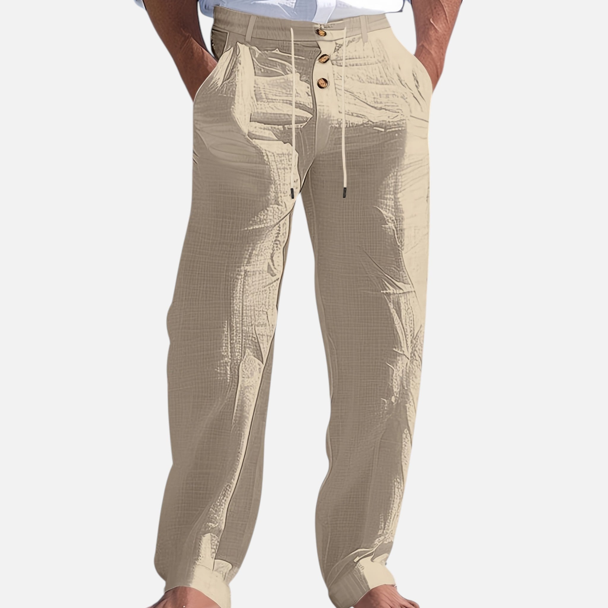 Westenbury | Men’s Linen Trousers | Riviera Leisure Elegance