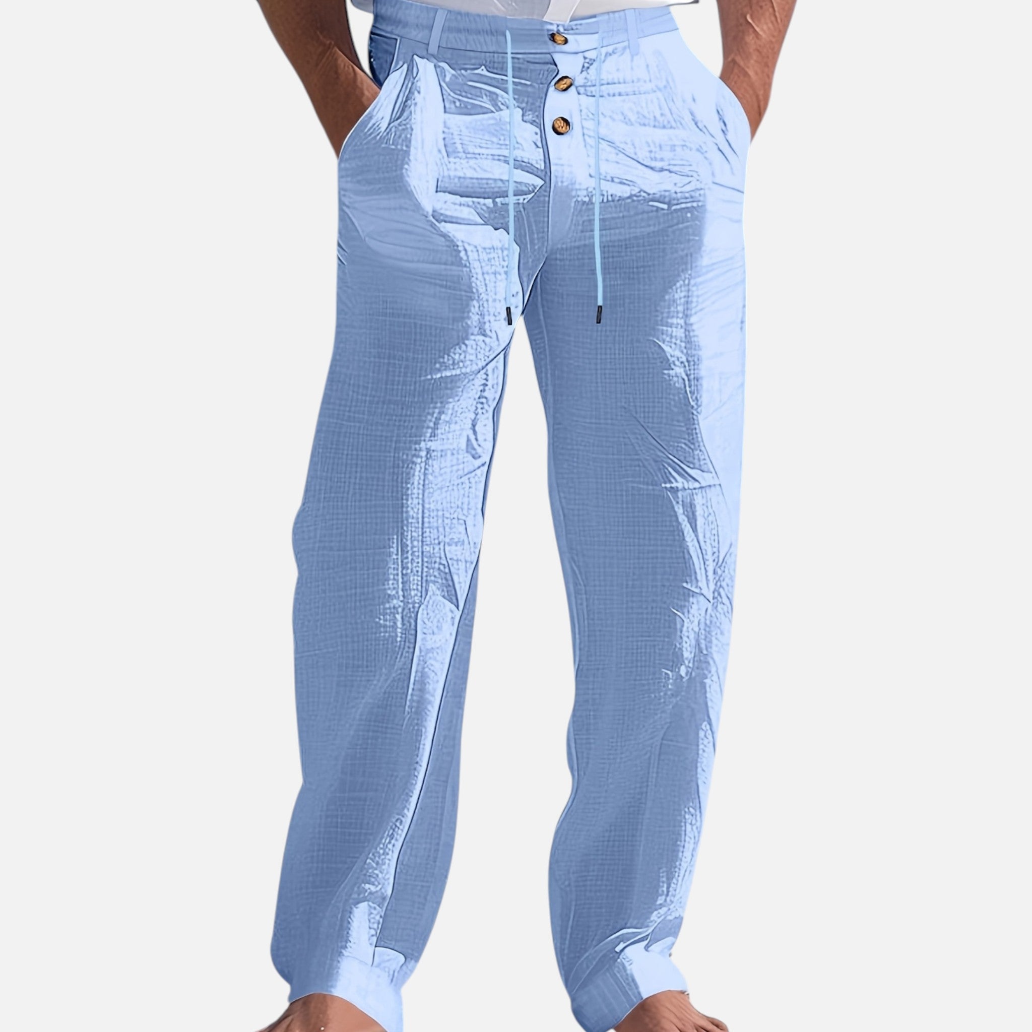 Westenbury | Men’s Linen Trousers | Riviera Leisure Elegance