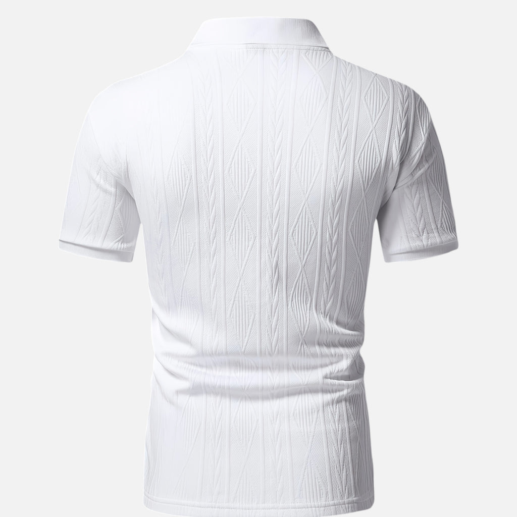 Westenbury | Men’s Jacquard Polo | Timeless Outdoor Elegance