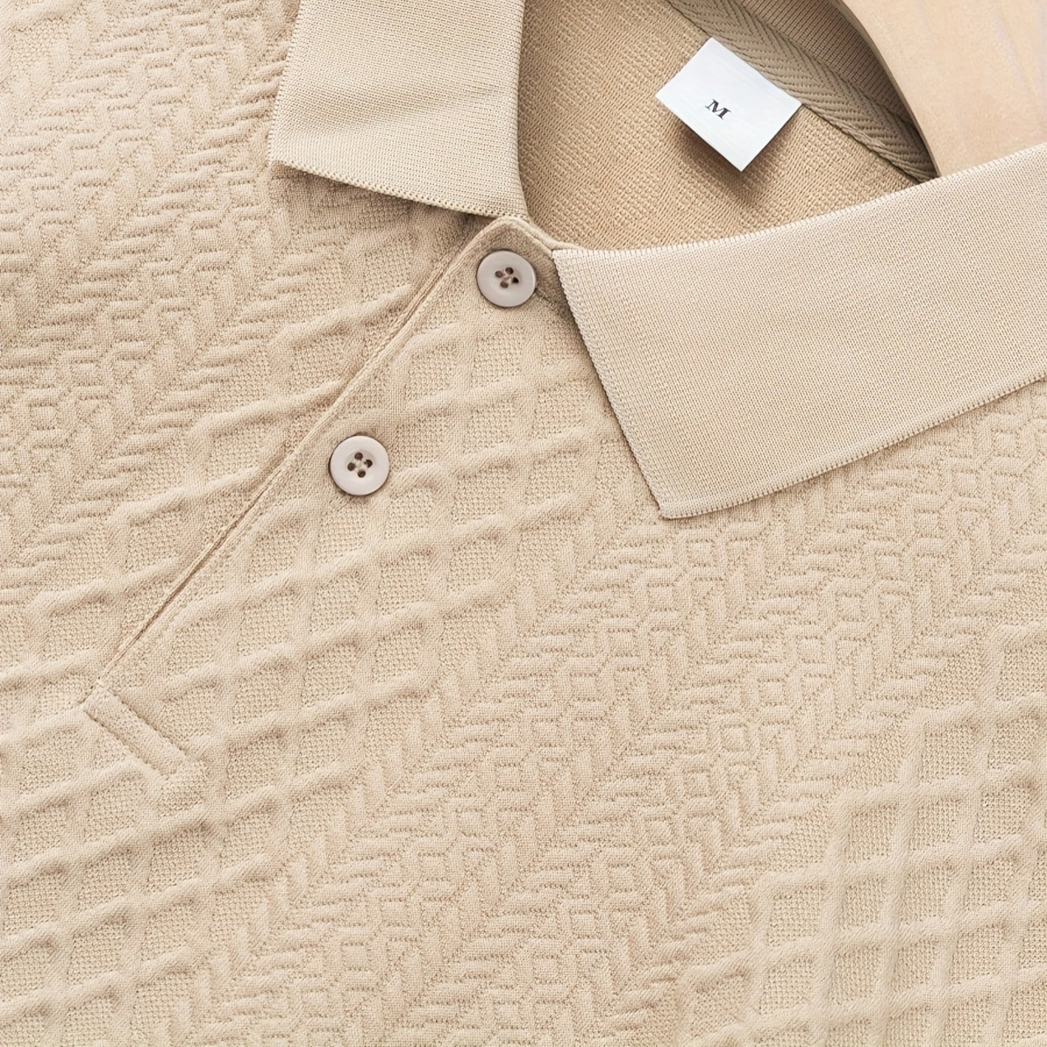 Westenbury | Westenbury | Men’s Jacquard Polo | Refined All-Season Elegance