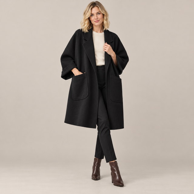 Westenbury  Women’s Mid-Long Lapel Overcoat