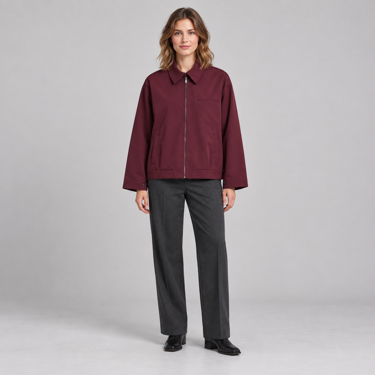 Westenbury Women’s Collared Zip Up Jacket