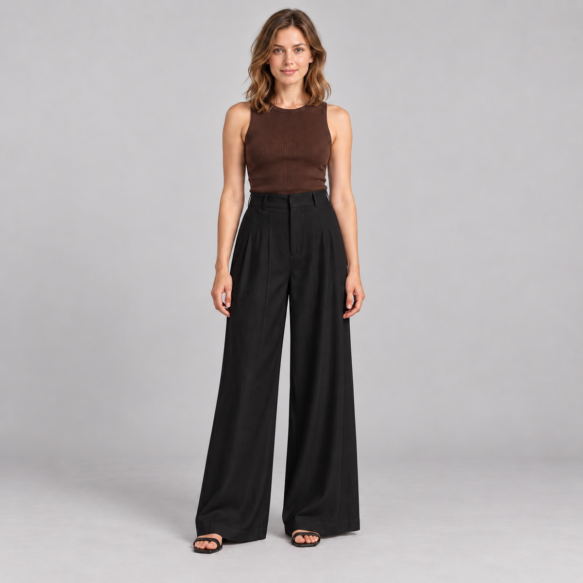 Westenbury Women’s High Waisted Wide Leg Trousers