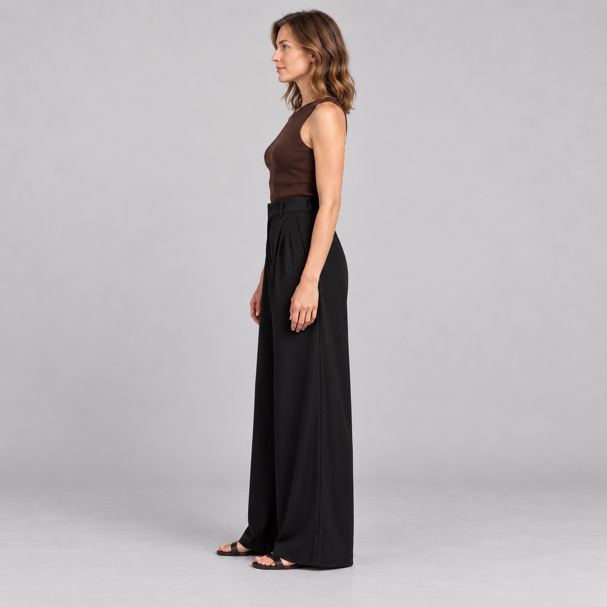 Westenbury Women’s High Waisted Wide Leg Trousers