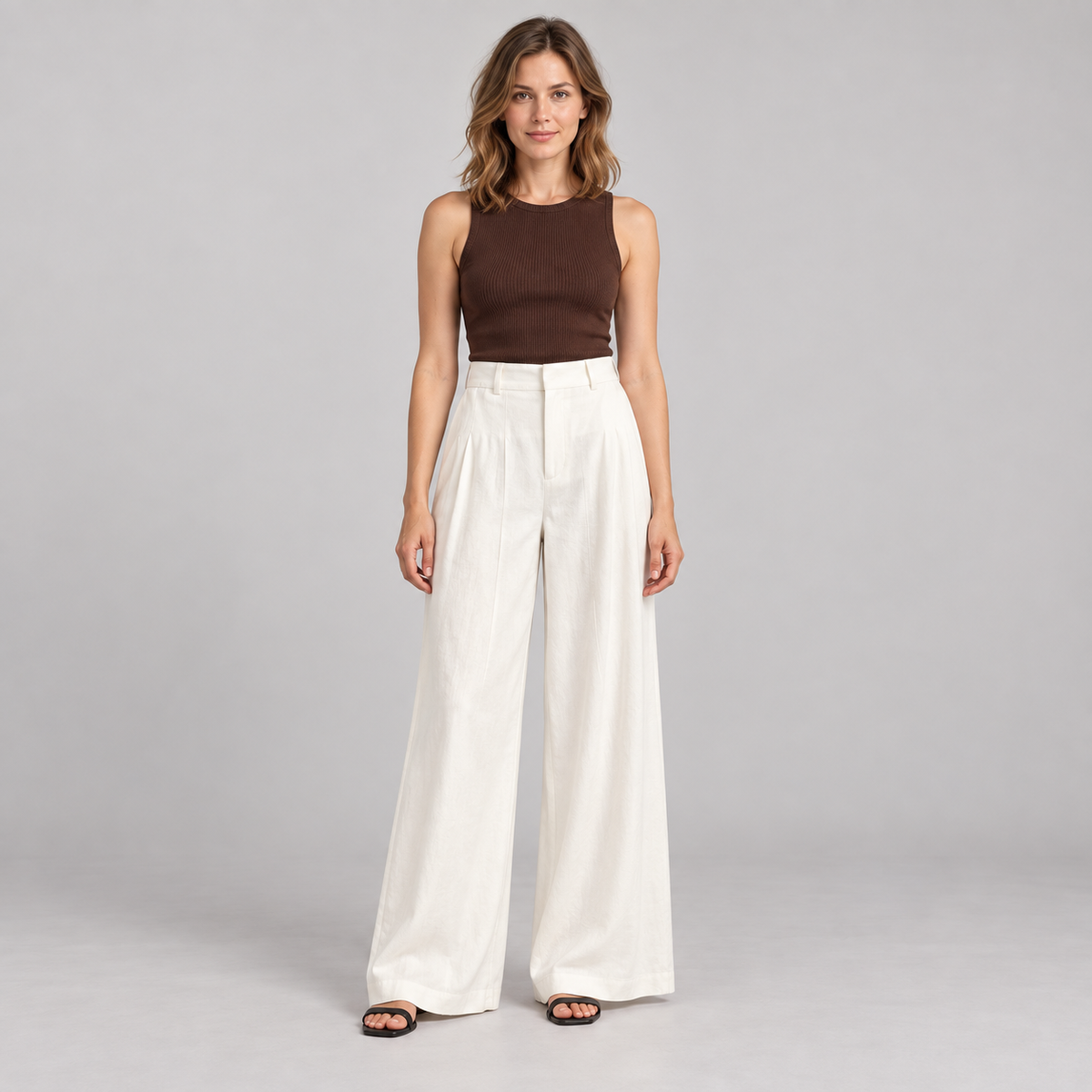 Westenbury Women’s High Waisted Wide Leg Trousers