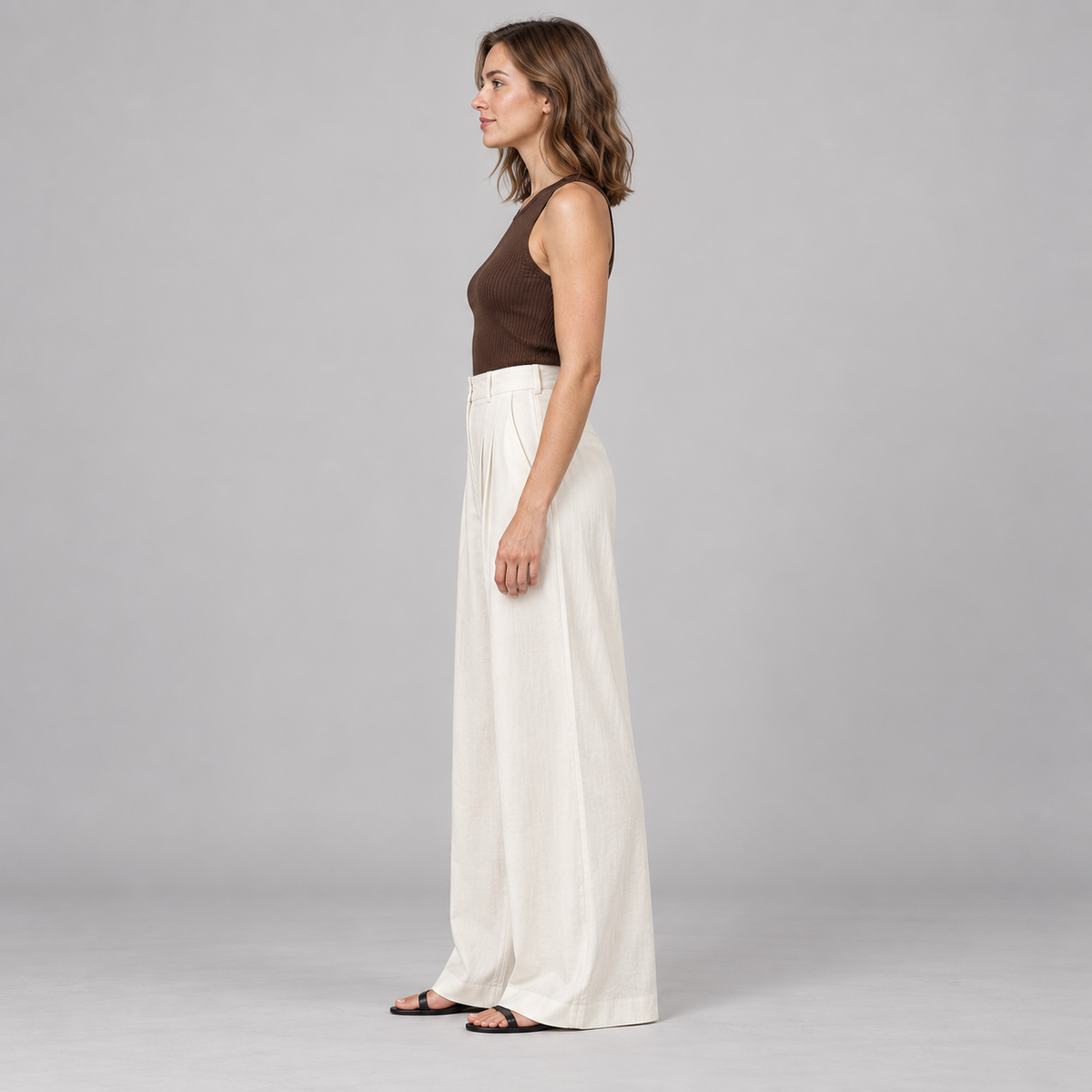 Westenbury Women’s High Waisted Wide Leg Trousers