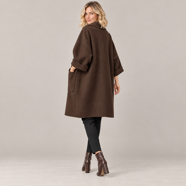 Westenbury  Women’s Mid-Long Lapel Overcoat