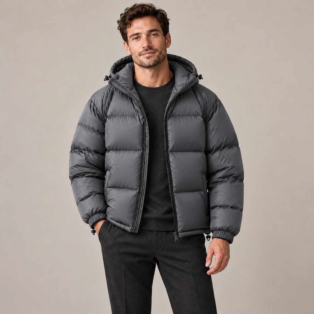 Westenbury  Men’s Hooded Windproof Down Jacket