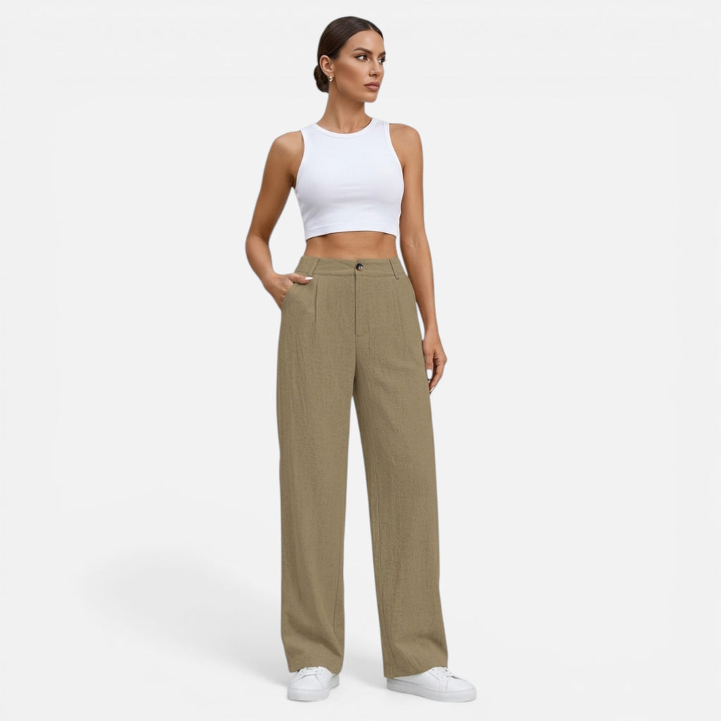 Westenbury | Women’s Pleated Pants | Effortless Daytime Elegance