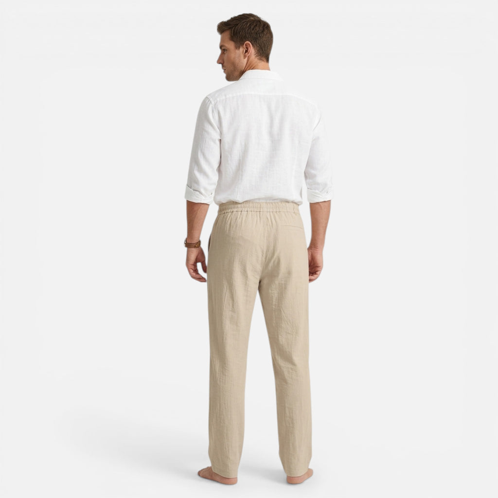 Westenbury | Men’s Linen Trousers | Riviera Leisure Elegance