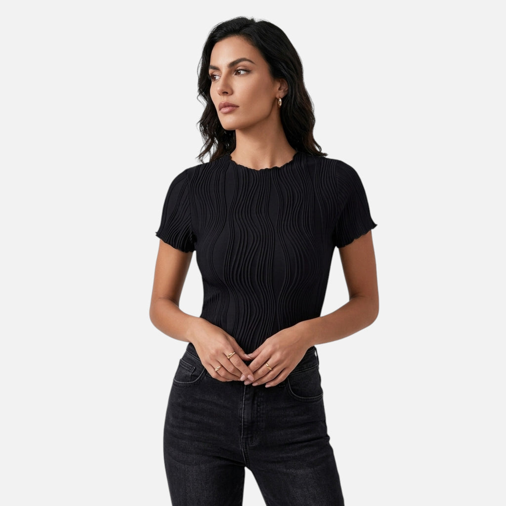 Westenbury | Women’s Solid Ribbed Top | Timeless Casual Style