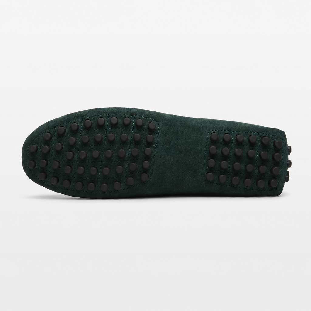 Black shoe sole on a white background