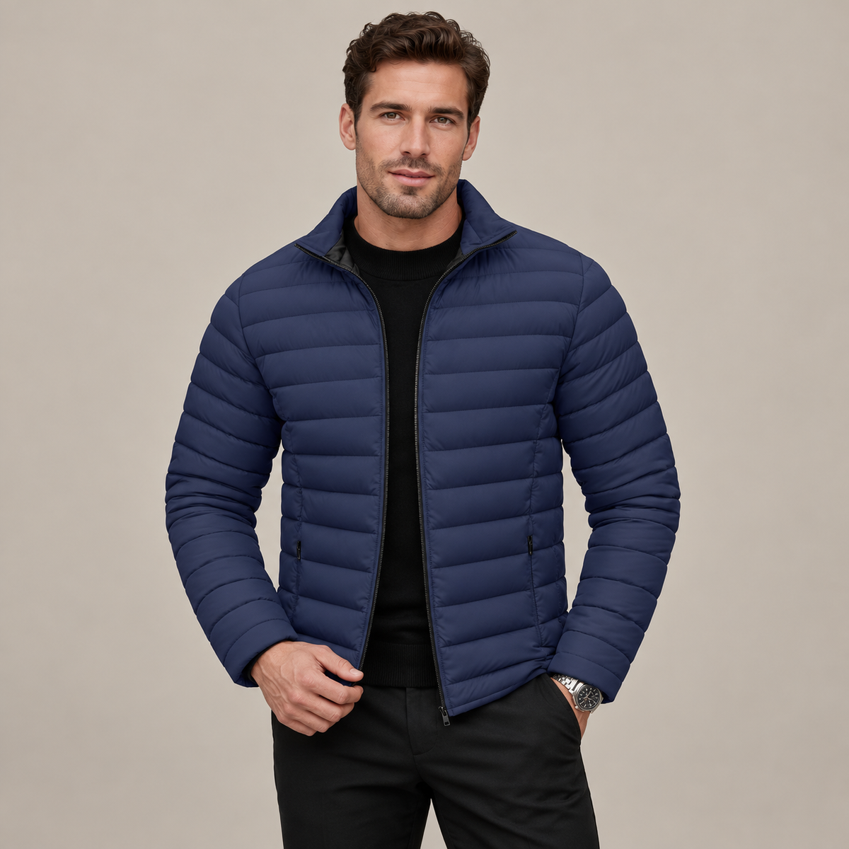 Westenbury  Men’s Padded Windproof Puffer Jacket