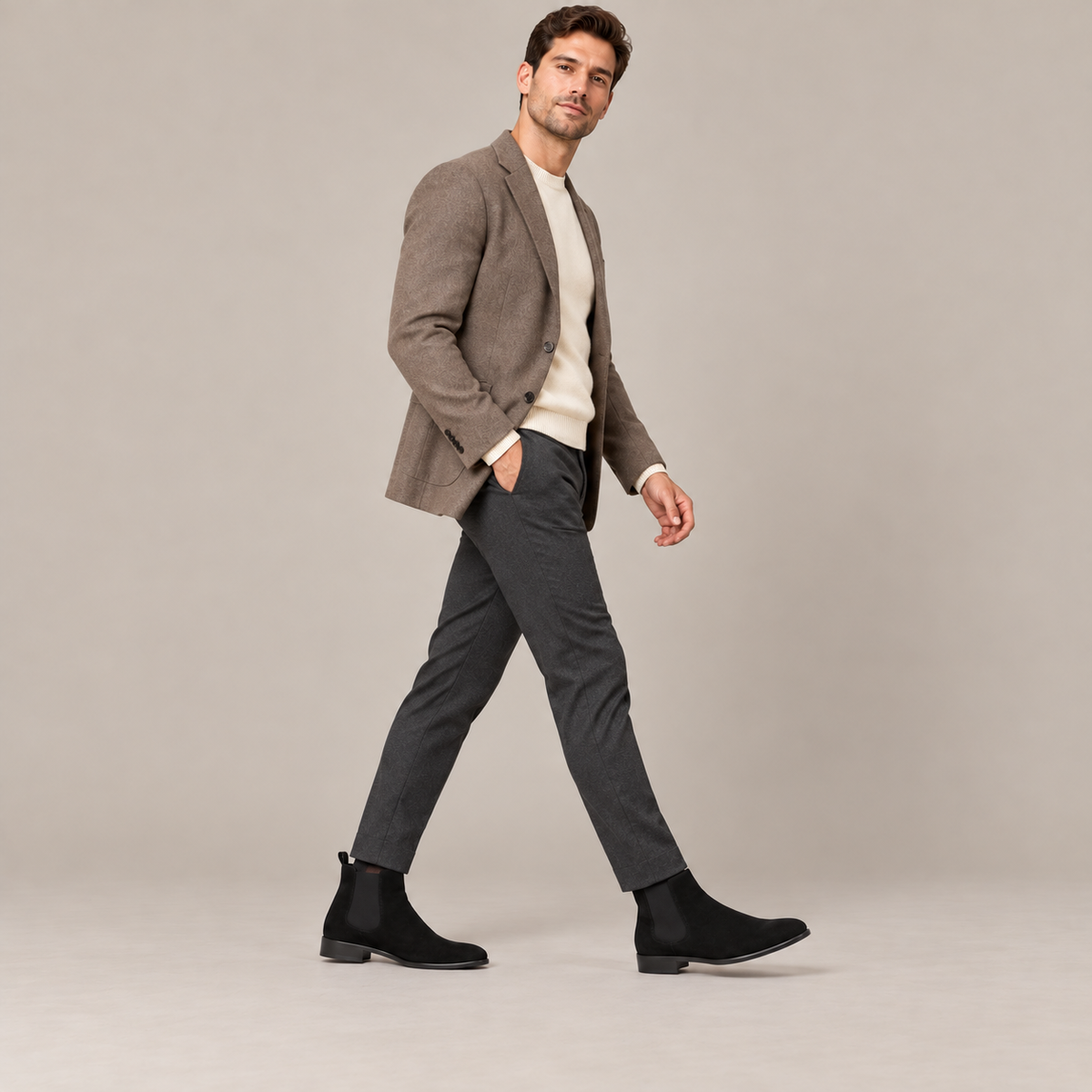 Westenbury Men’s Business Double Elastic Chelsea Boots