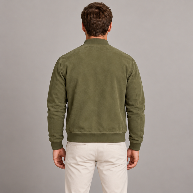 Westenbury Men’s Suede Zip Jacket