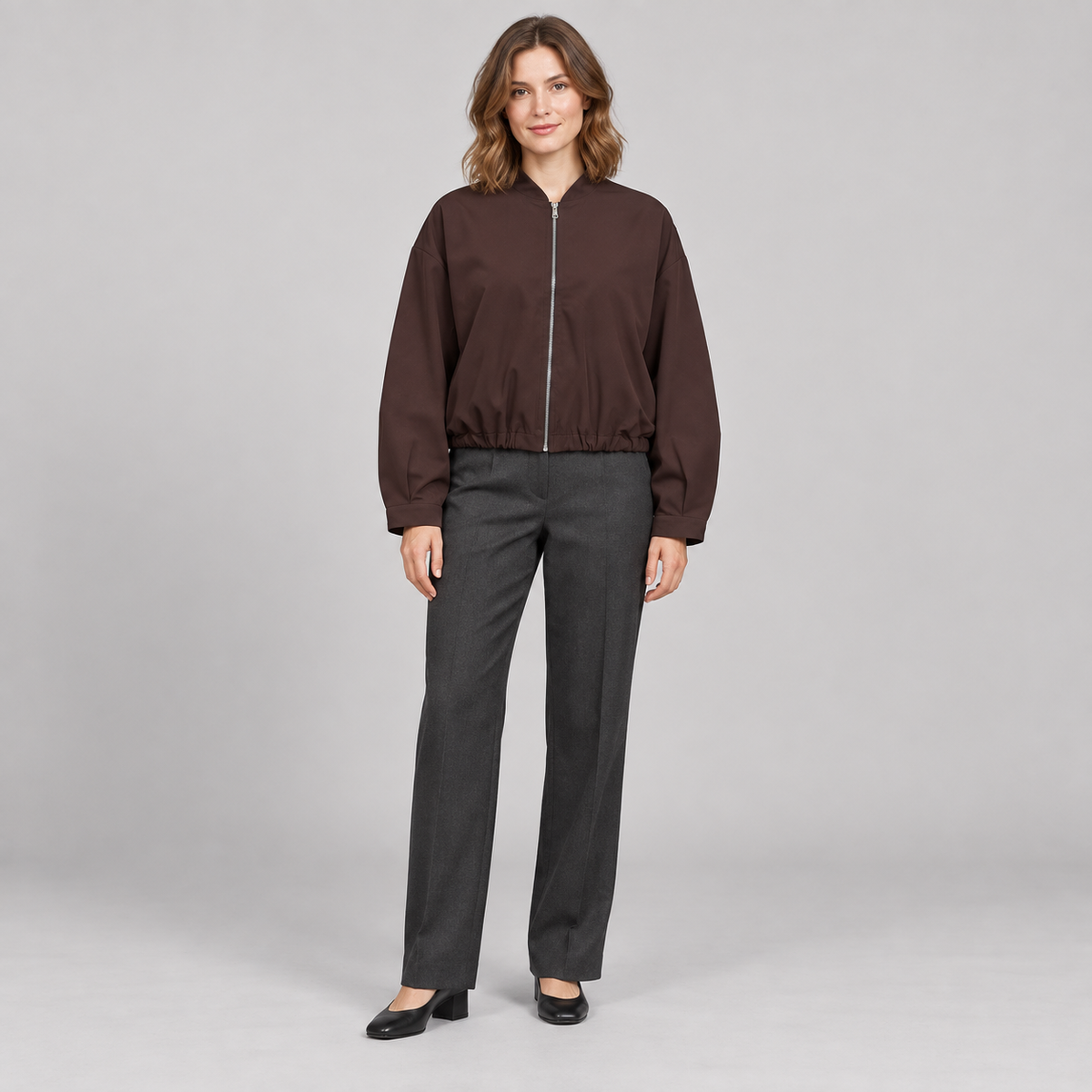Westenbury Women’s Cropped Bomber Jacket
