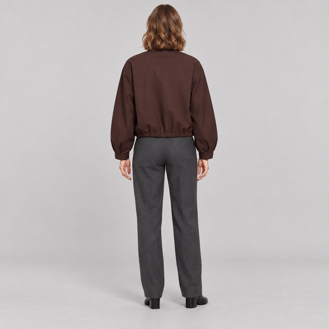 Westenbury Women’s Cropped Bomber Jacket