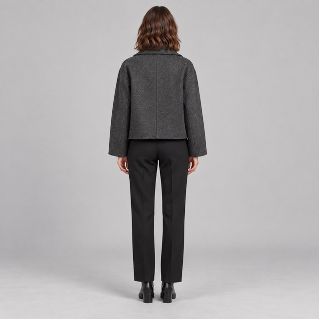 Westenbury Women’s Cropped Double Breasted Coat