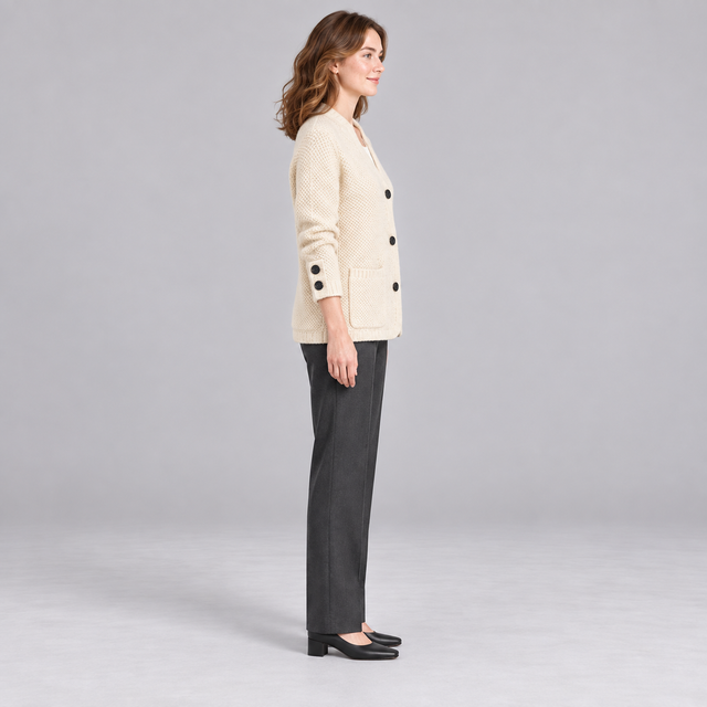 Westenbury Women’s Textured Button Front Cardigan