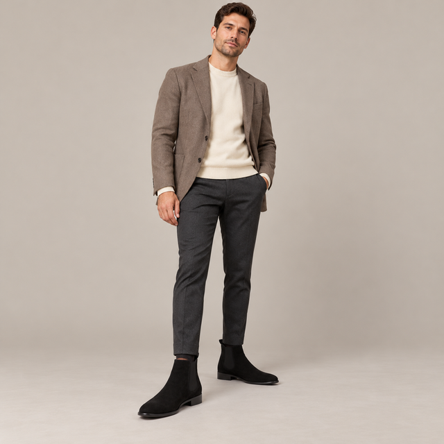 Westenbury Men’s Business Double Elastic Chelsea Boots