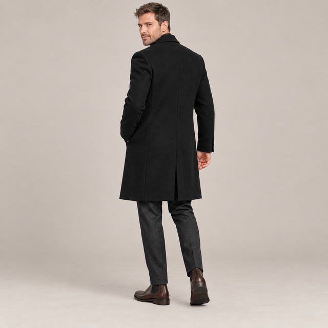 Westenbury Men’s Slim Fit Woolen Coat