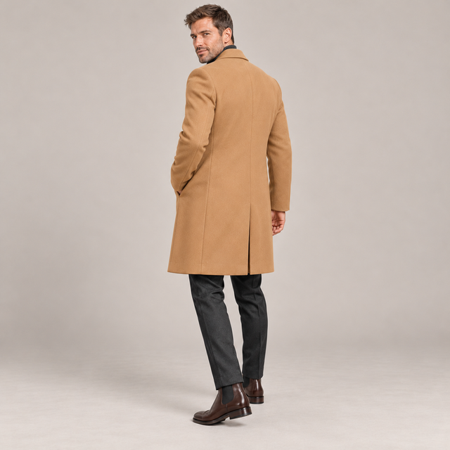Westenbury Men’s Slim Fit Woolen Coat