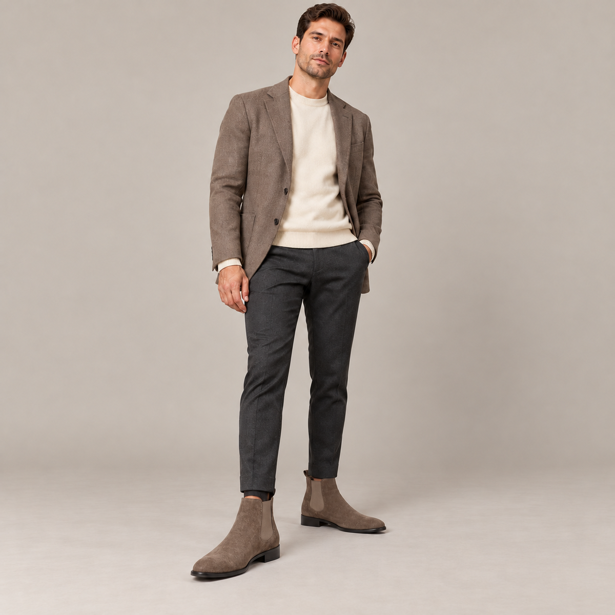 Westenbury Men’s Business Double Elastic Chelsea Boots