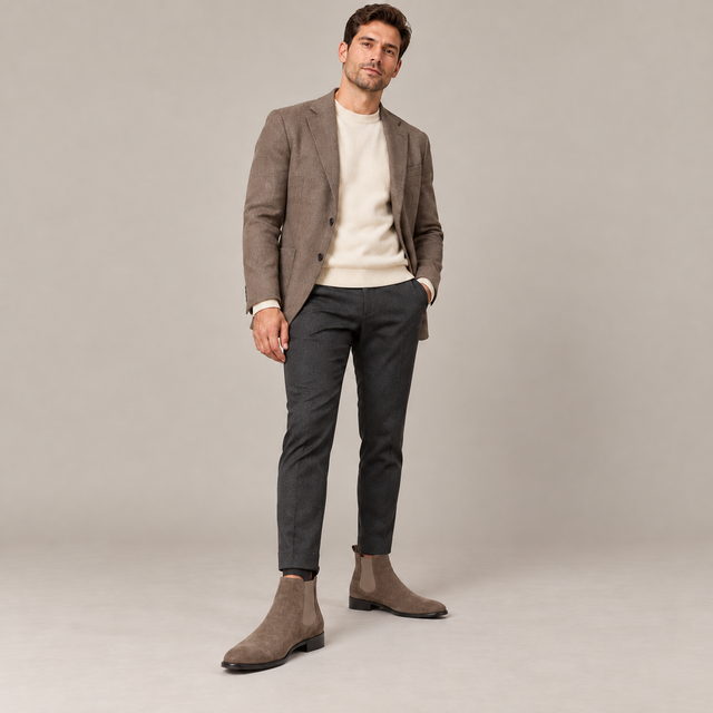 Westenbury Men’s Business Double Elastic Chelsea Boots
