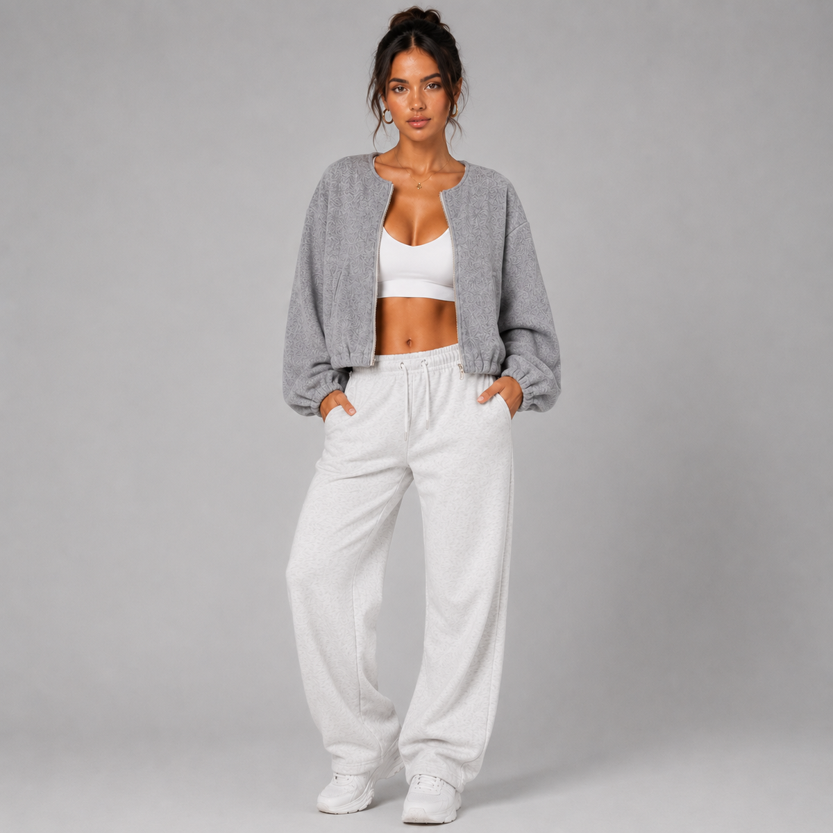 Westenbury Women’s Cropped Zip Up Jacket