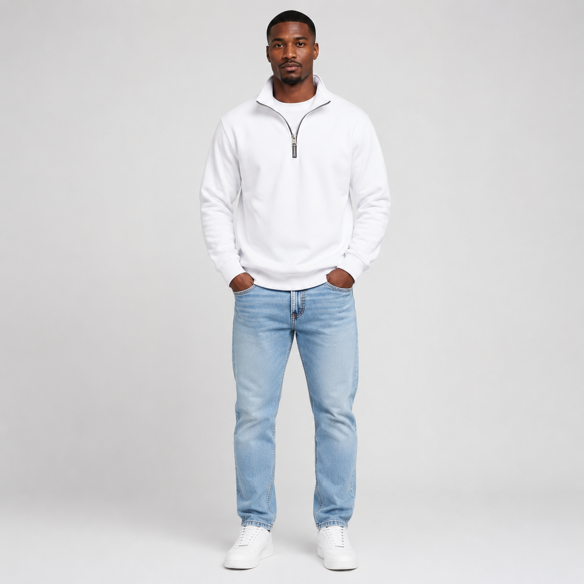 Westenbury Men’s Quarter-Zip Pullover Sweatshirt